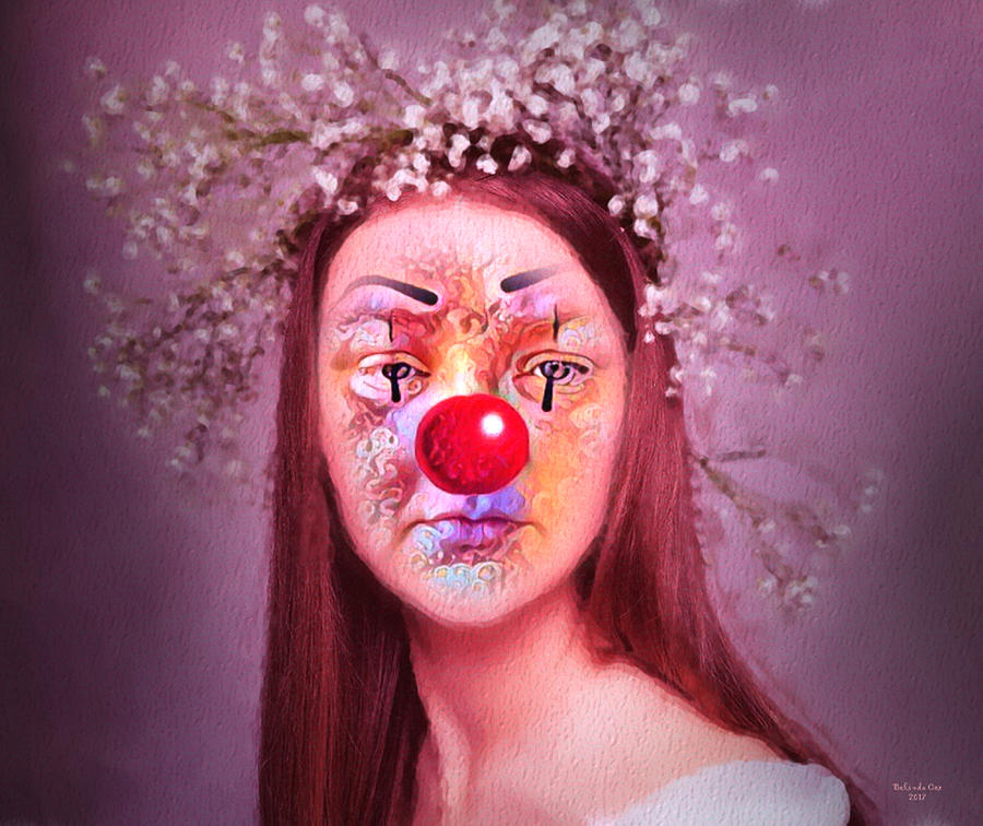 The Clown Digital Art by Artful Oasis