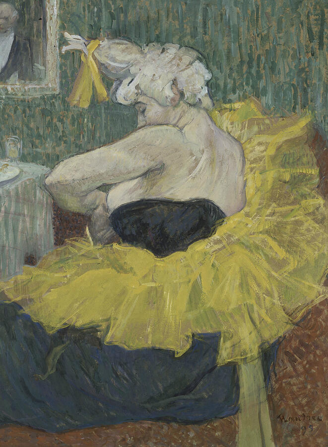 The Clown Cha-U-Kao, from 1895 Painting by Henri de Toulouse-Lautrec