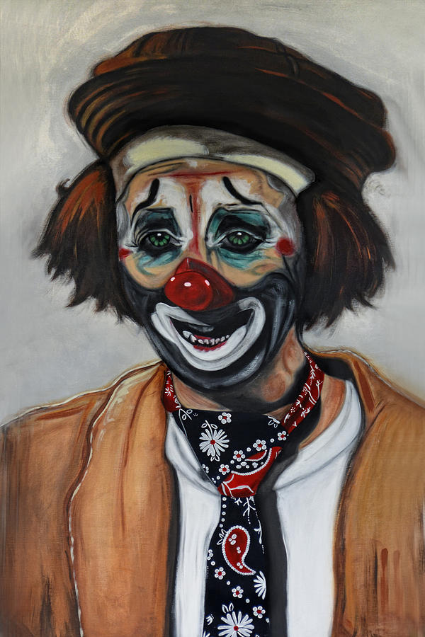 The Clown Painting by Joachim G Pinkawa