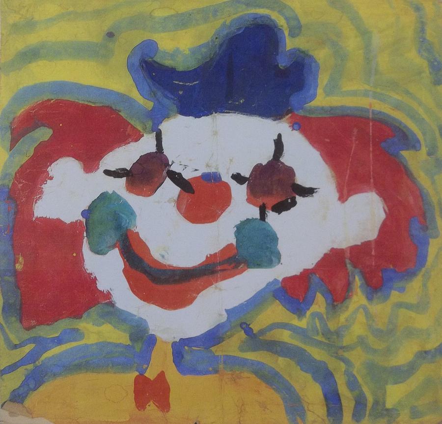 Clowns Painting - The Clown by Ludo Usinsky