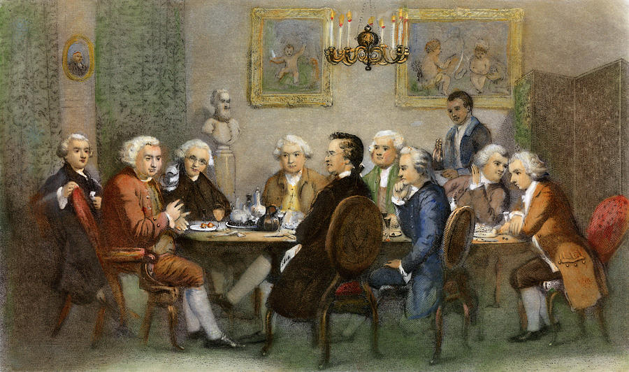 The Club, 1851 Painting by Granger