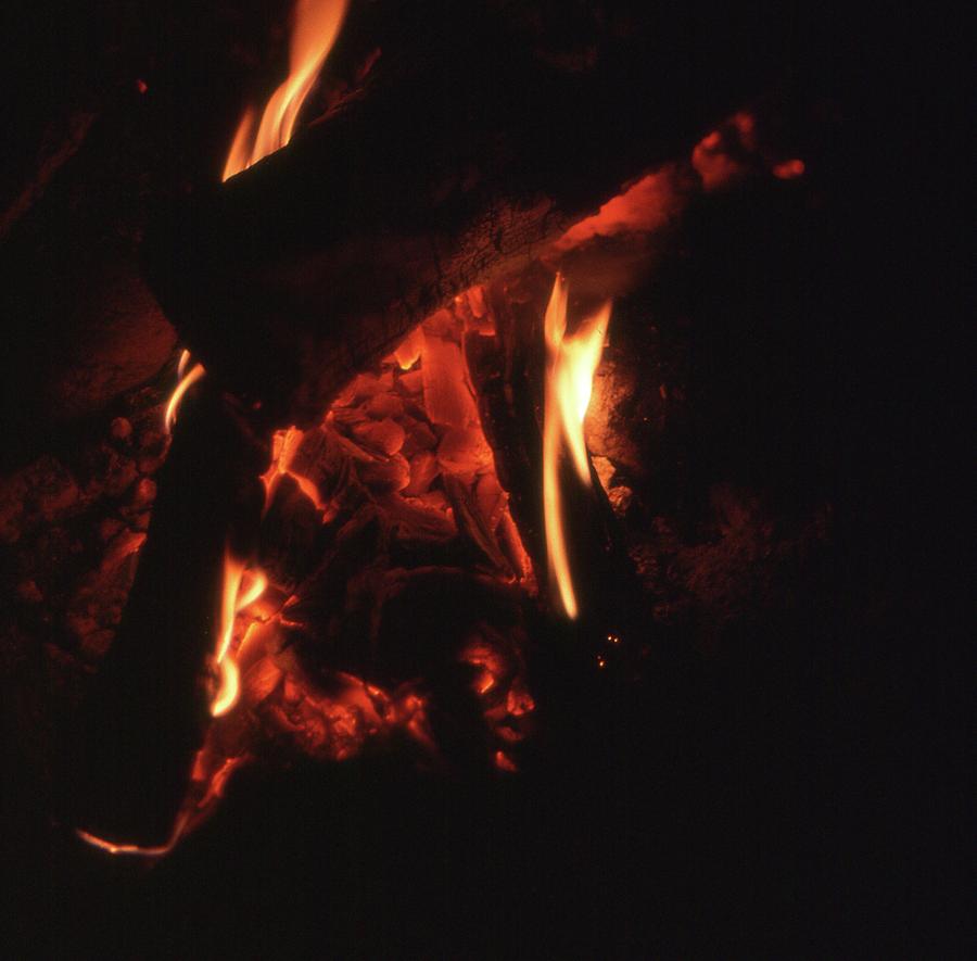 The Coals In The Fire  Photograph by Lyle Crump