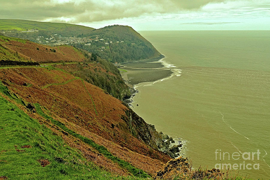 The Coast to Lynmouth Photograph by Richard Denyer