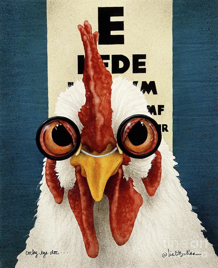 The Cocky Eye Doc... Painting by Will Bullas