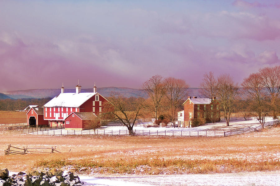 Gettysburg National Park Photograph - The Codori Farm by Jen Goellnitz