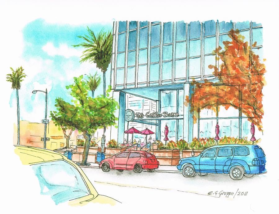 The Coffee Bean in Sunset Blvd and Argyle, Hollywood, California Painting by Carlos G Groppa
