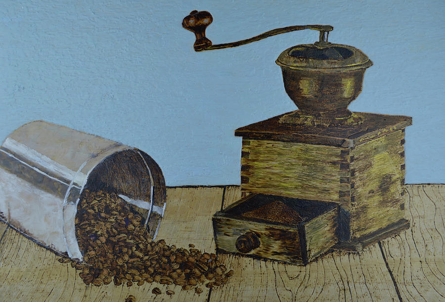 The Coffee Grinder Painting