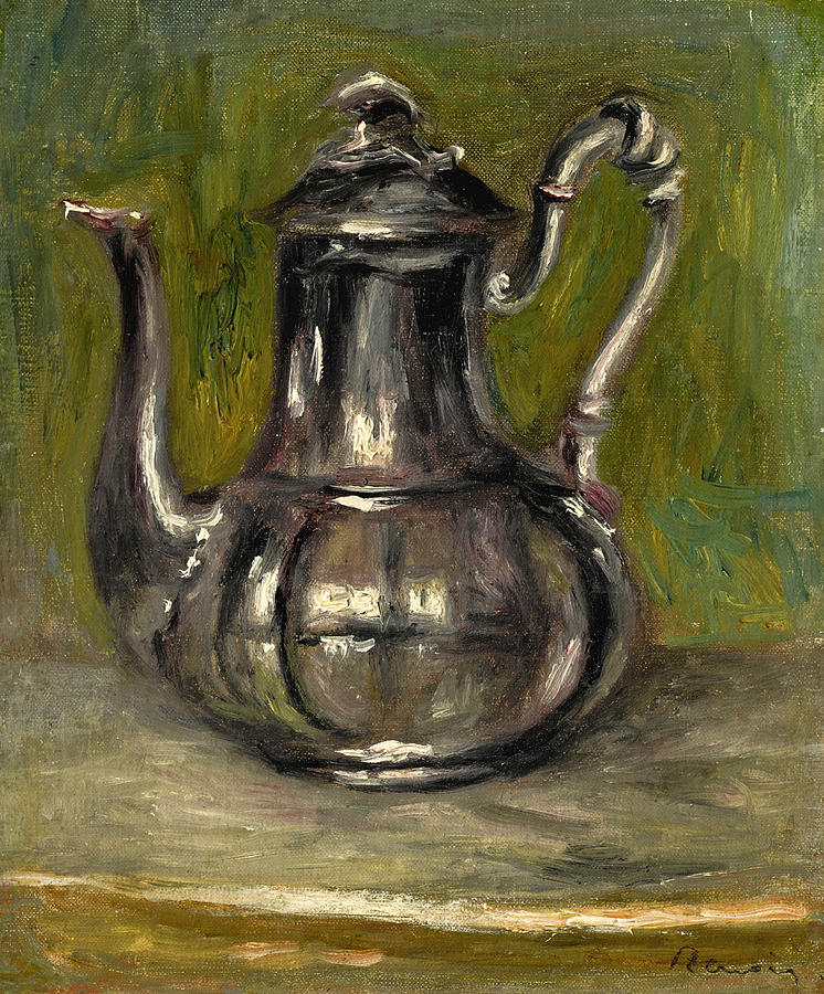 The Coffee Pot Painting by Pierre-Auguste Renoir