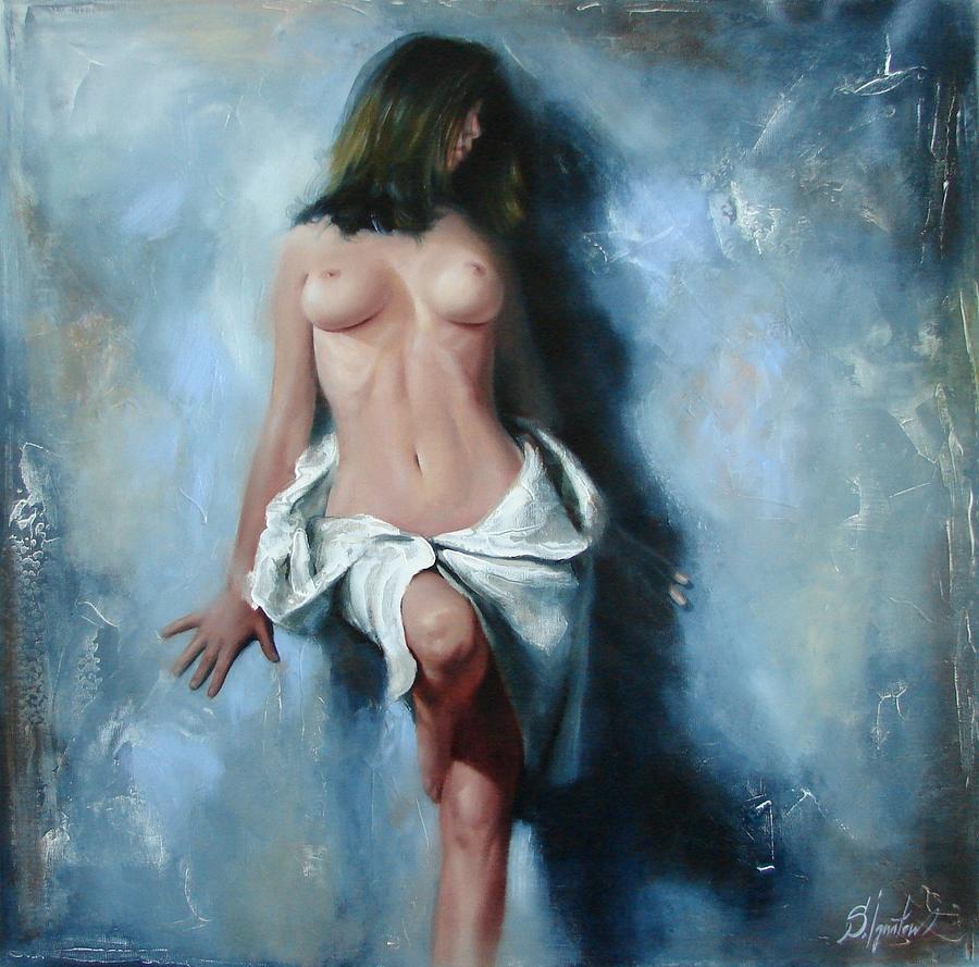 The cold senses Painting by Sergey Ignatenko