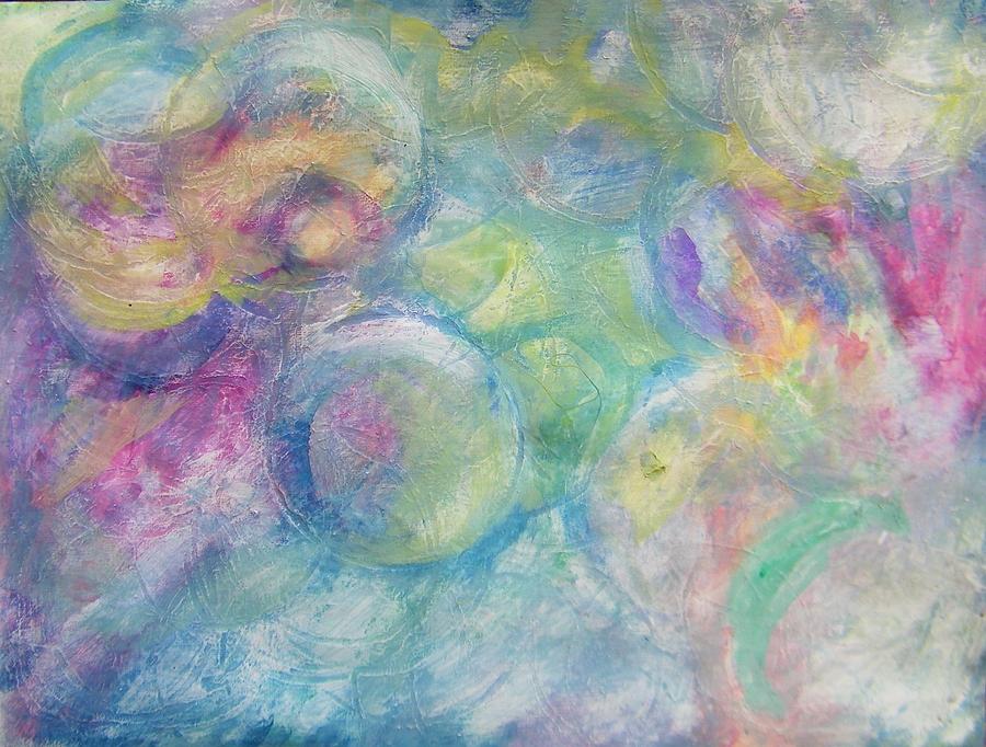 The Color of Bubbles Painting by Judith Redman