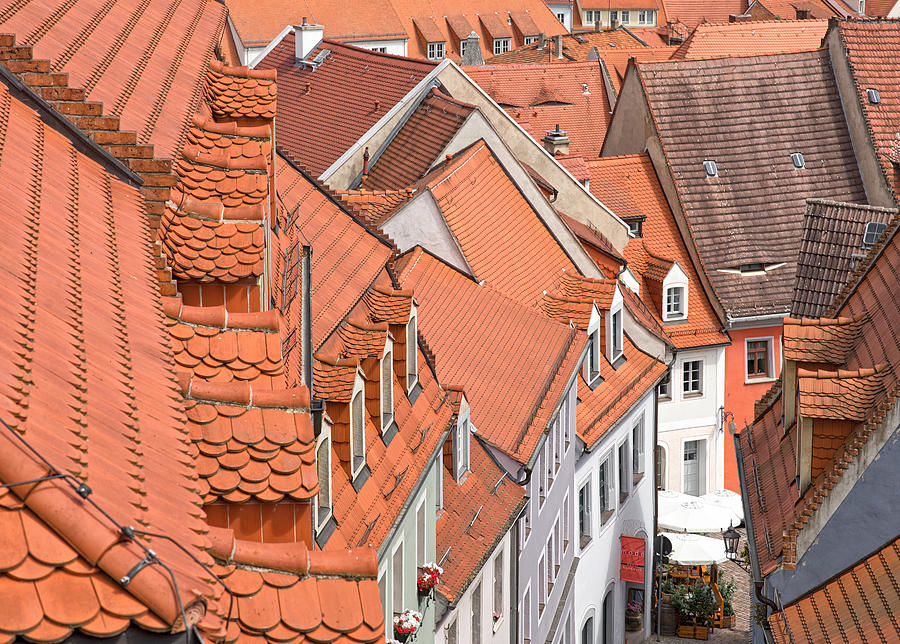 Roofs Photograph - The Color Of These Roofs... by Andreas Feldtkeller