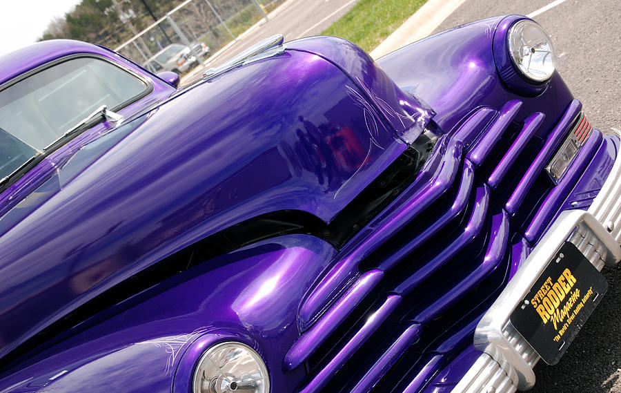 Car Photograph - The color purple by Susanne Van Hulst