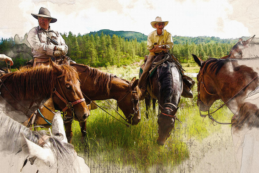 The Colorado Cowboys Digital Art by Don Kuing