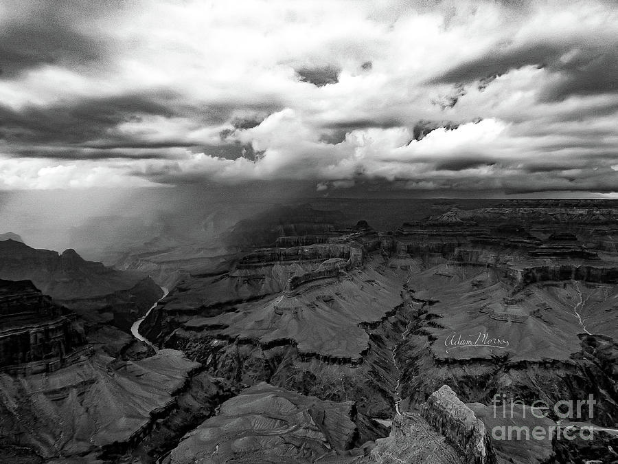 The Colorados Canyon, Black and White Photograph by Adam Morsa