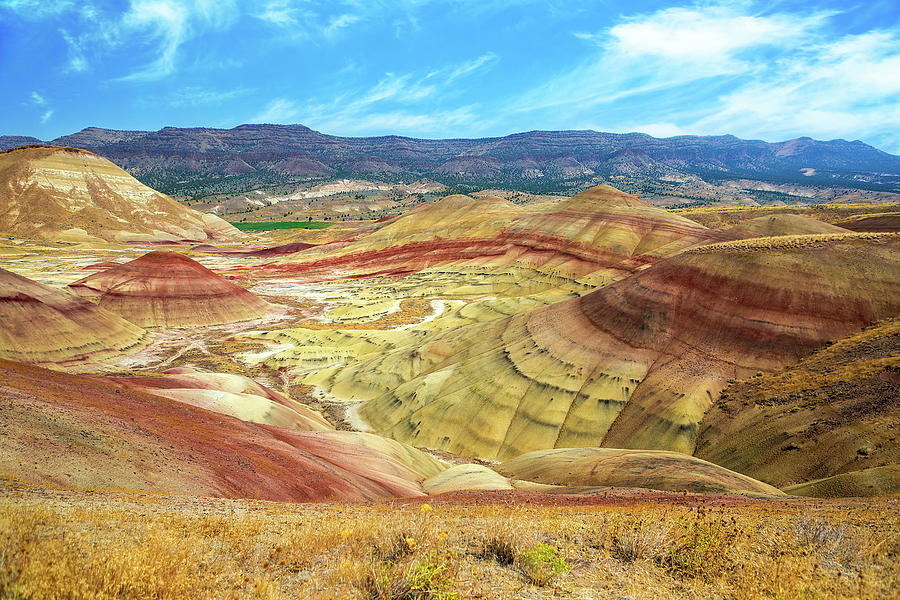 The Colorful Painted Hills in Eastern Oregon Photograph by David Gn