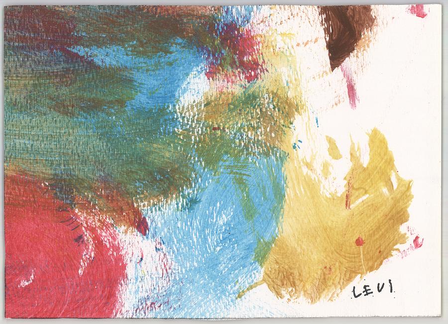 Yellow Chick Painting by Levi