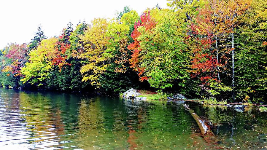 The Colors Of Lake Raponda - Wilmington, Vermont Photograph by Joseph Hendrix