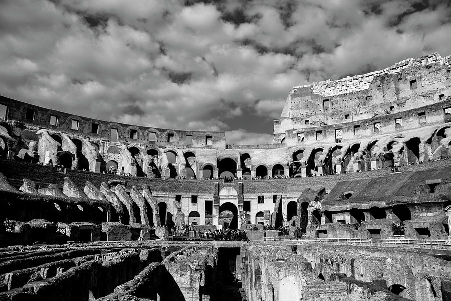 The Colosseum floor Photograph by Christopher Maxum