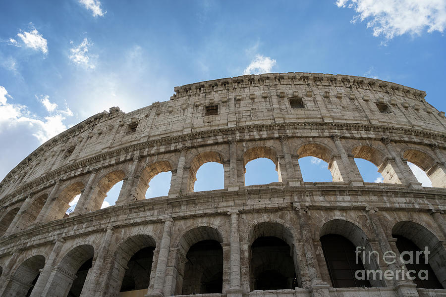 The Colosseum Rome Photograph by Ann Garrett