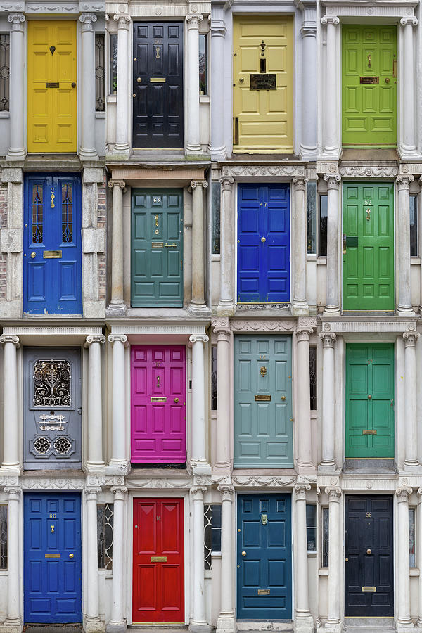 The Colourful Doors of Dublin Photograph by Georgia Fowler