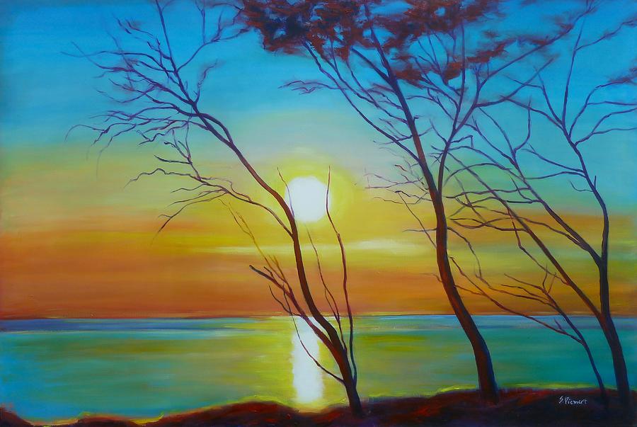 The Colours of Evening Painting by Sheila Diemert