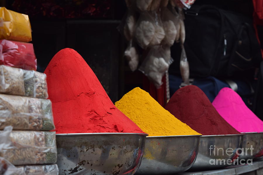 The colours of holi Photograph by Mini Arora