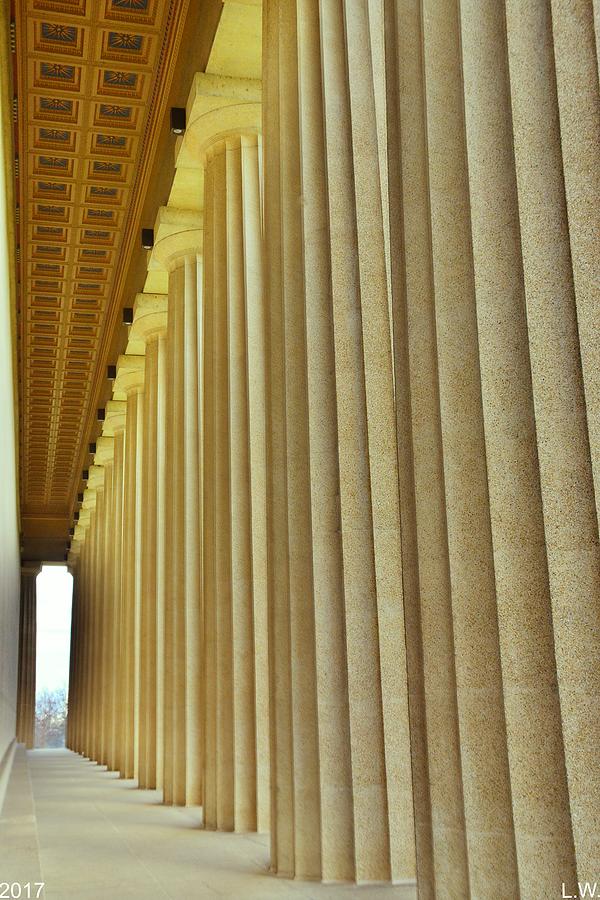 The Columns At The Parthenon In Nashville Tennessee Photograph by Lisa Wooten