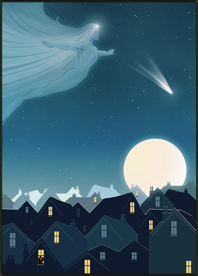 The Comet Digital Art by Harald Dastis