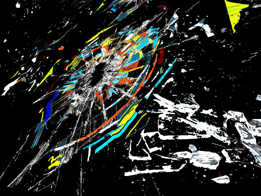 Abstract Digital Art - The Comet by Ricardo Mester