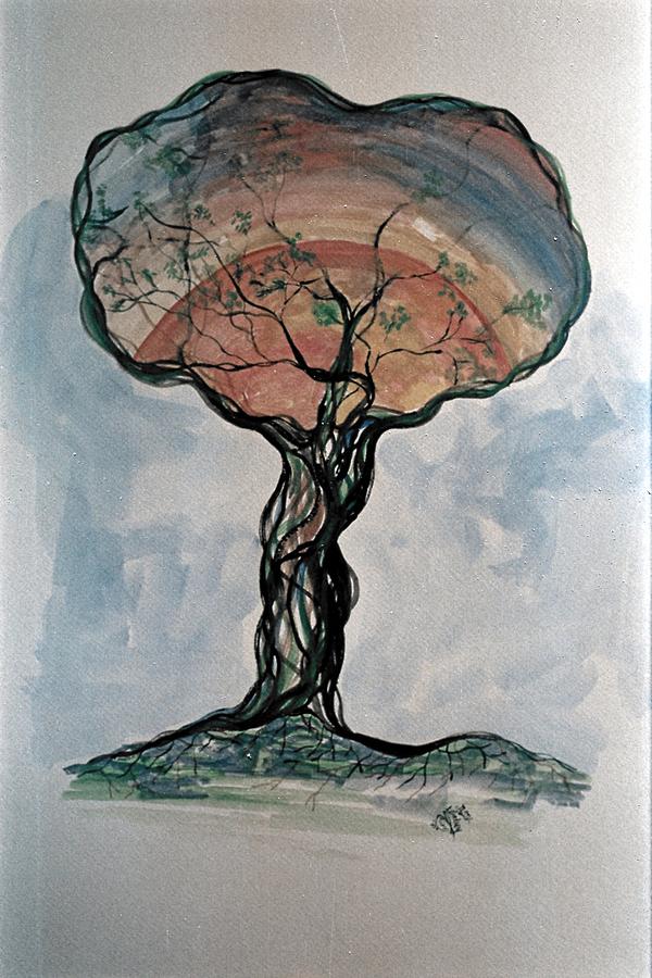 Tree Painting - The Coming Of Spring by Roy Woods Tree Painting - The Coming Of Spring by Roy Woods