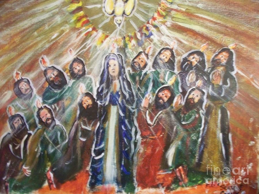 The Coming Of The Holy Spirit Painting