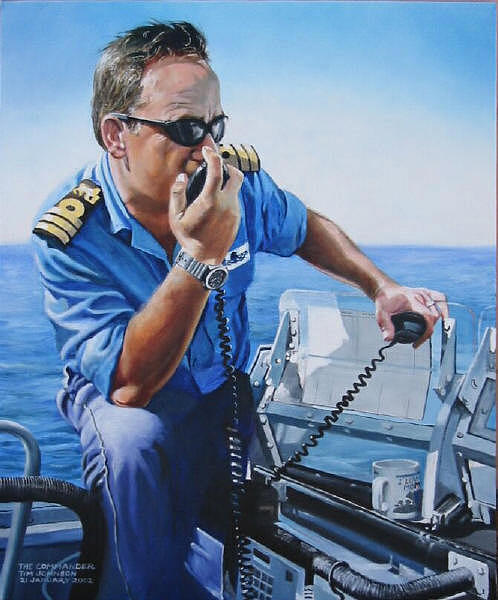 The Commander Painting by Tim Johnson