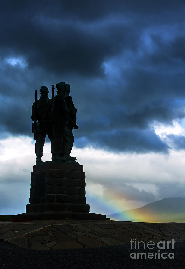 Scotland Photograph - The Commando Memorial, Scotland, UK by Diane Diederich