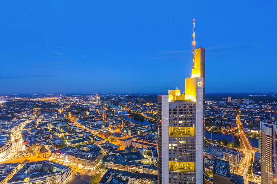 The Commerzbank Tower Photograph by Werner Dieterich - Fine Art America