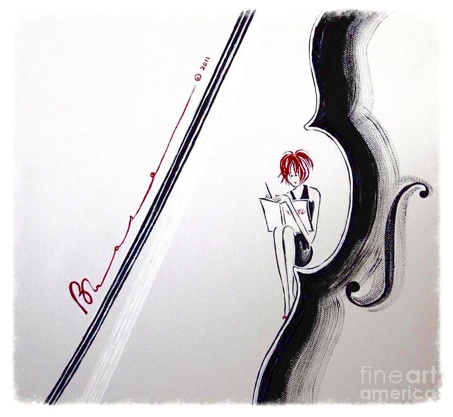 Music Painting - The Composition by Barbara Chase