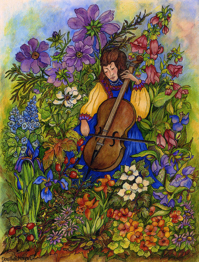 The Concert Painting by Dorothea  Morgan