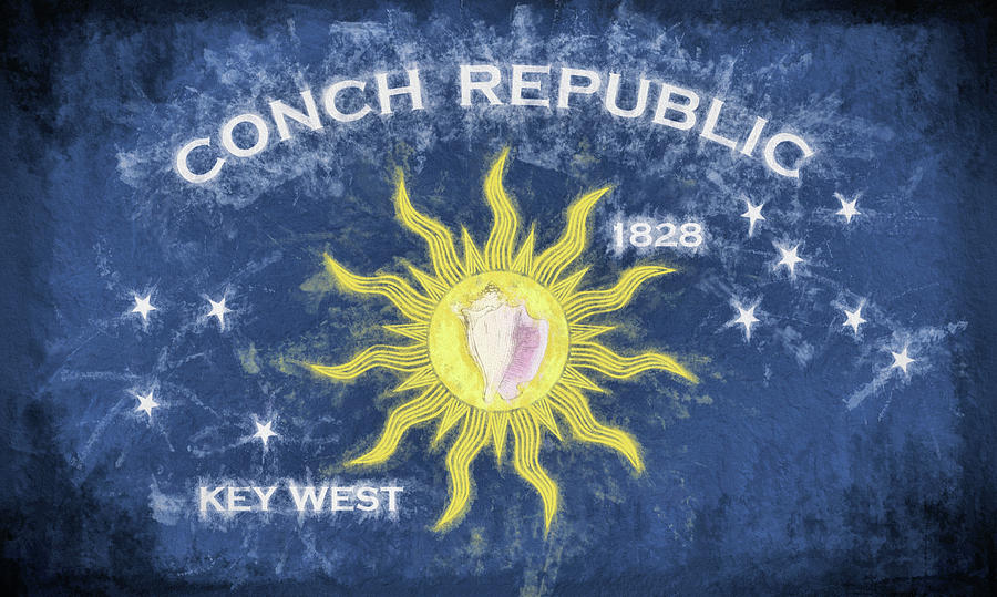 The Conch Republic of Key West Digital Art by JC Findley