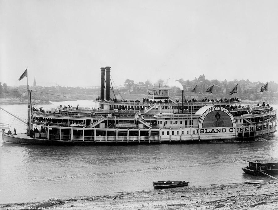 The Coney Island Queen Of Cincinnati - 1906 Photograph by Mountain Dreams