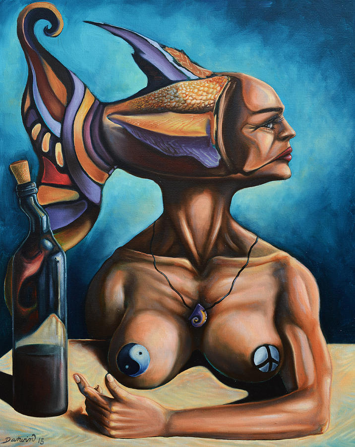 Surrealism Painting - The confusion paradox by Darwin Leon Surrealism Painting - The confusion paradox by Darwin Leon