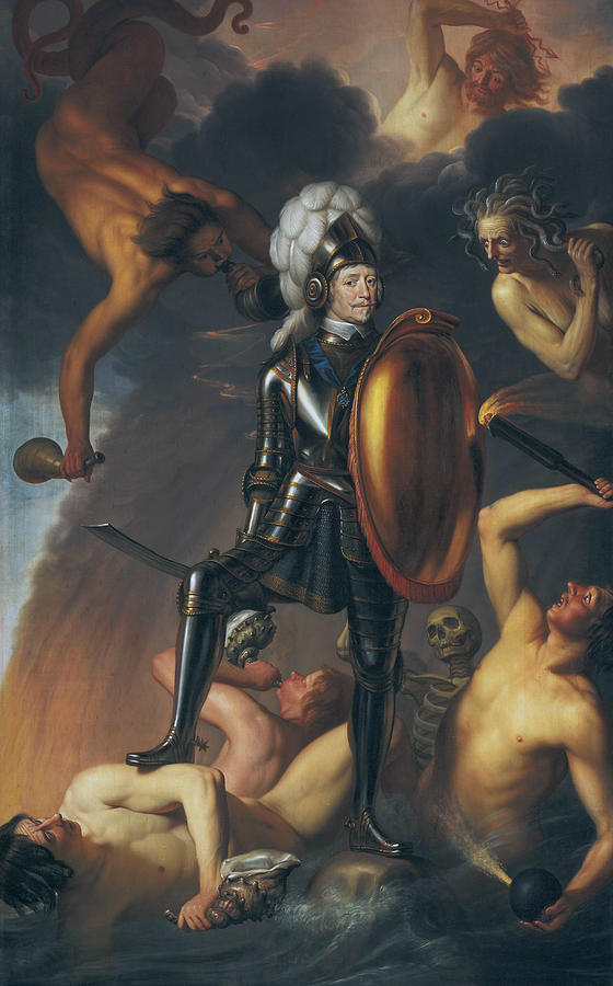 The Constancy of Frederik Hendrik Painting by Gerard van Honthorst