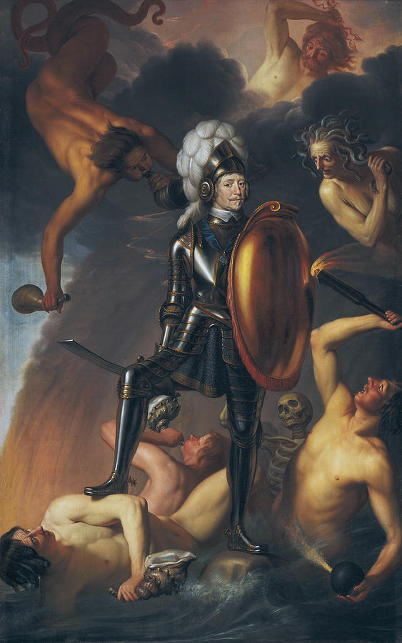 The Constancy of Frederik Hendrik Painting by Gerrit van Honthorst