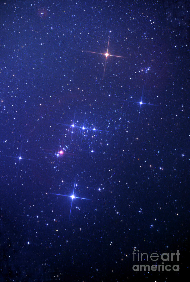Space Photograph - The Constellation Orion by John R Foster