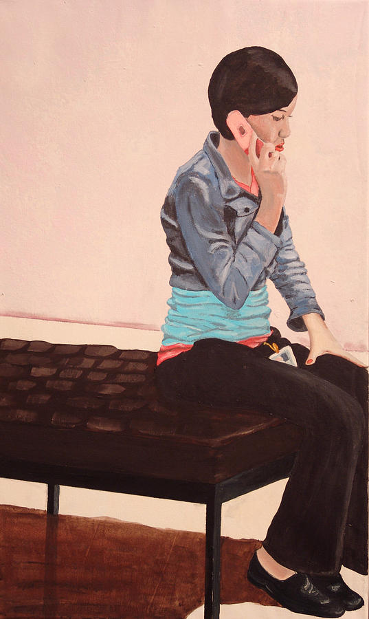 The Conversation Painting by Kevin Callahan