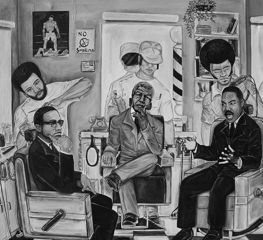 Mlk Painting - The Conversation by Mccormick  Arts