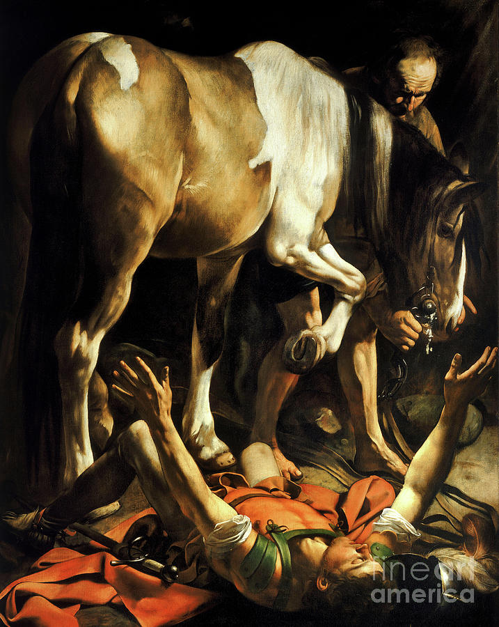 The Conversion of Saint Paul Painting by Caravaggio