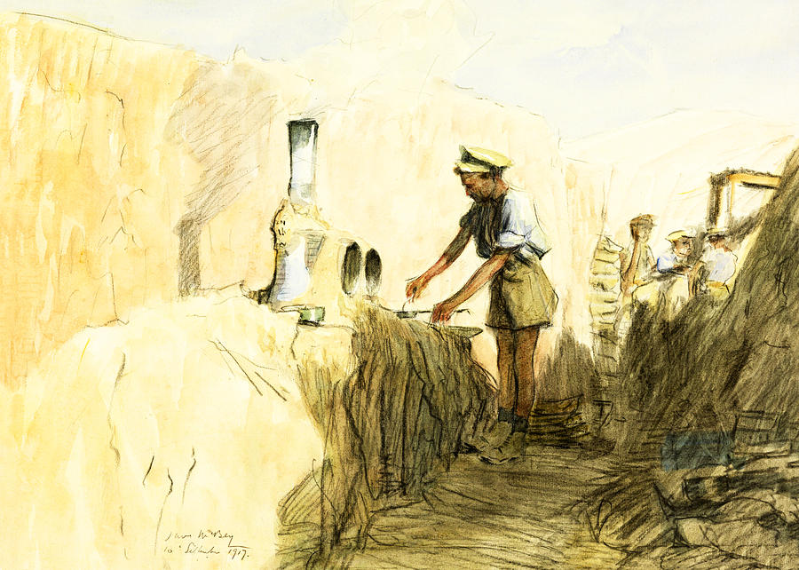 The Cook 1918 Photograph by Munir Alawi