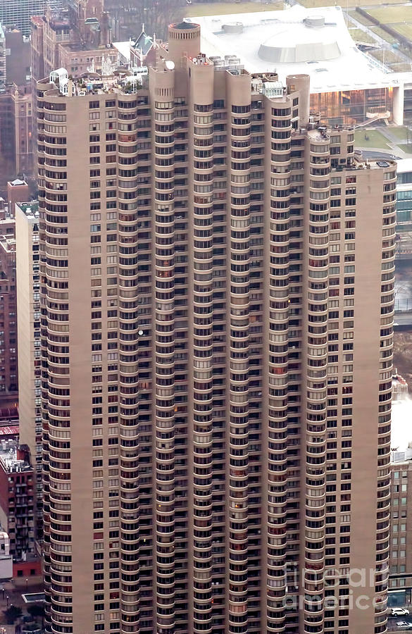 The Corinthian Apartment Building in NYC Aerial Photo Photograph by David Oppenheimer