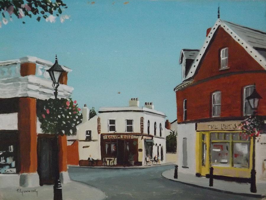 Architecture Painting - The Corner Note, Dalkey by Tony Gunning