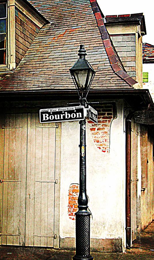 The Corner of Bourbon And St. Philip Photograph by Toni Abdnour