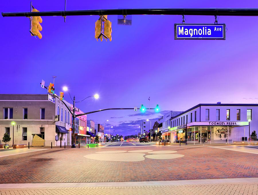 Auburn University Photograph - The Corner of College And Magnolia by JC Findley